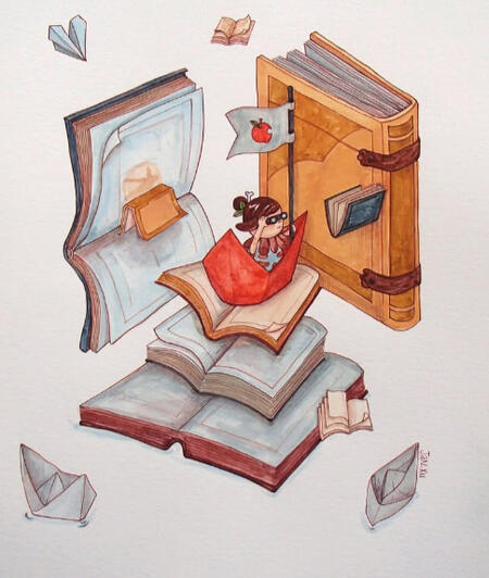 Searching Watercolor (8" x 10") $140